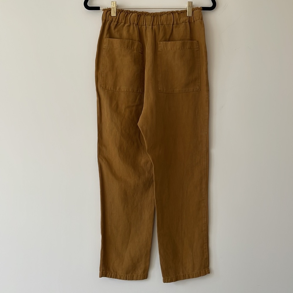 Zara Brushed Linen Trousers - Picture 4 of 7